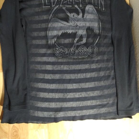 Vintage 00s Led Zeppelin Long Sleeve Thermal Shirt - Picture 3 of 7